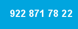 922 871 78 22 922 871 78 22